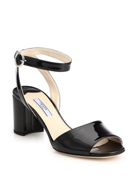 prada sandals on sale|prada block heel sandals.